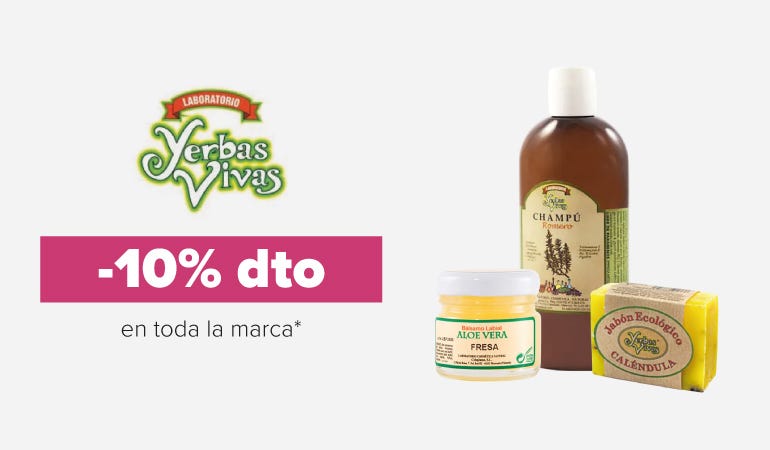 Descuento YERBAS VIVAS
