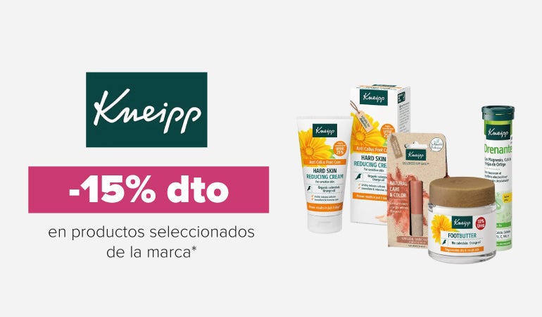 Descuento KNEIPP