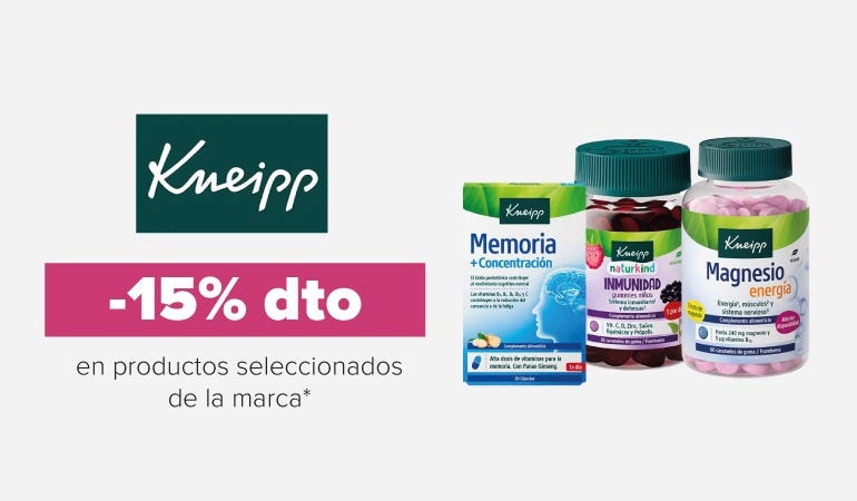 Descuento KNEIPP