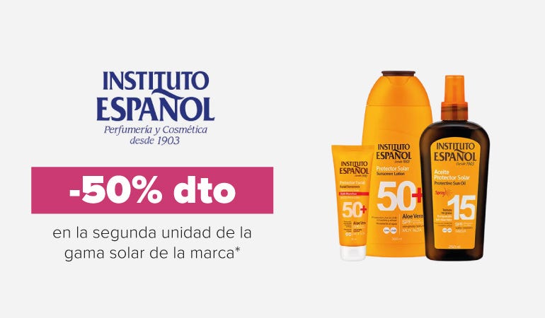 Descuento INSTITUTO ESPAÑOL