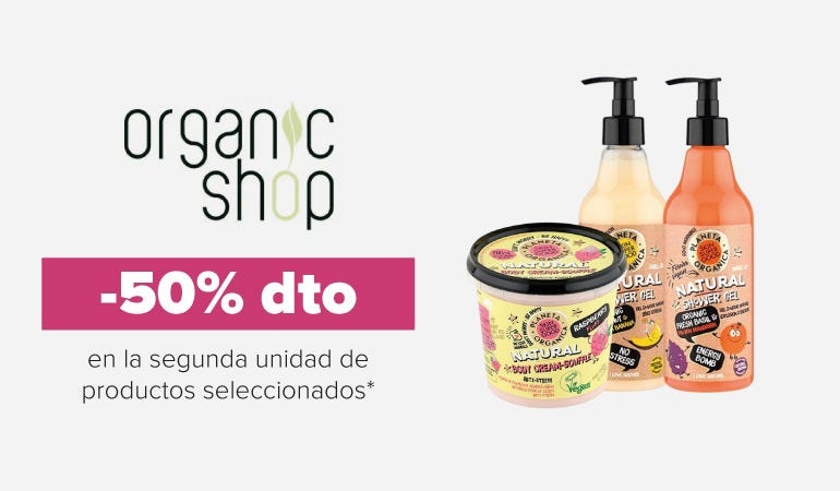 Descuento ORGANIC SHOP