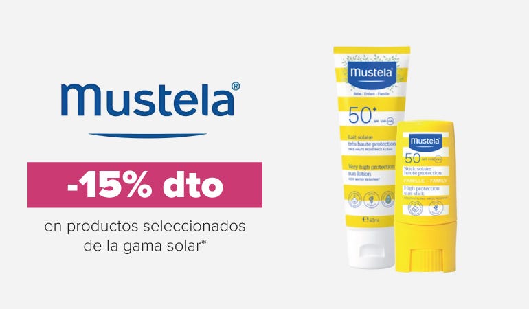 Descuento MUSTELA