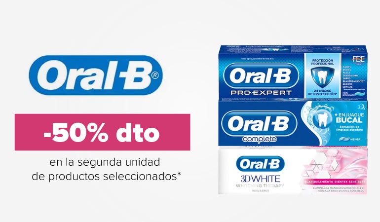 Descuento ORAL B 