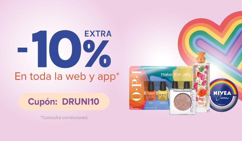10% EN TODA LA WEB Y APP