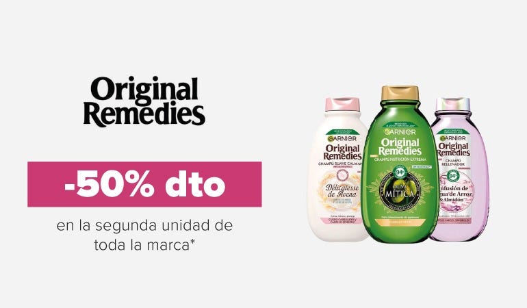 Descuento ORIGINAL REMEDIES