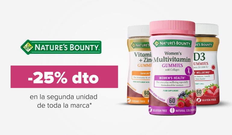 Descuento NATURE'S BOUNTY