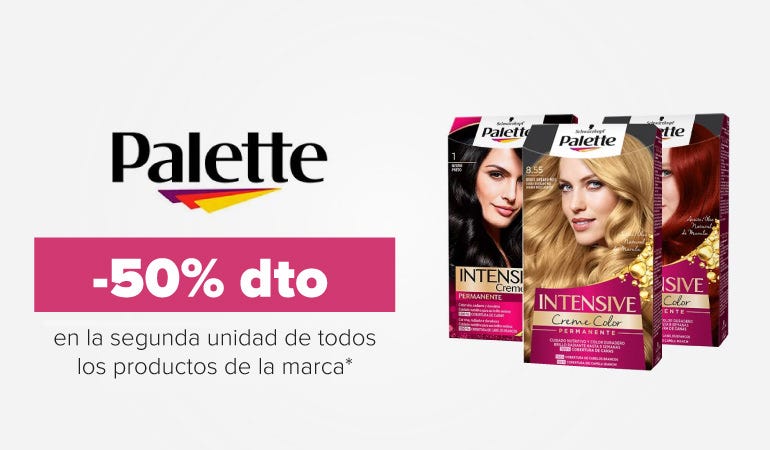 Descuento PALETTE