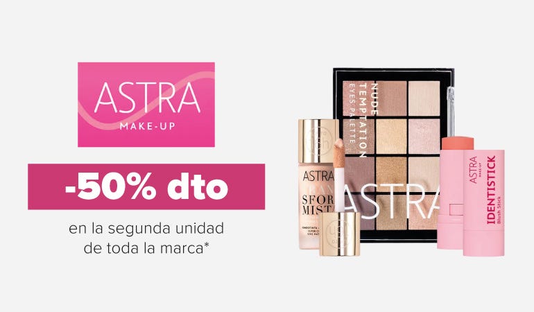 Descuento ASTRA MAKEUP