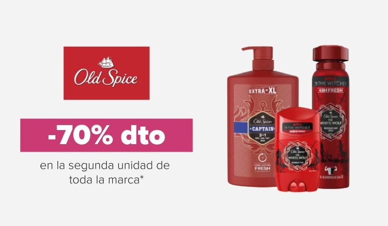 Descuento OLD SPICE