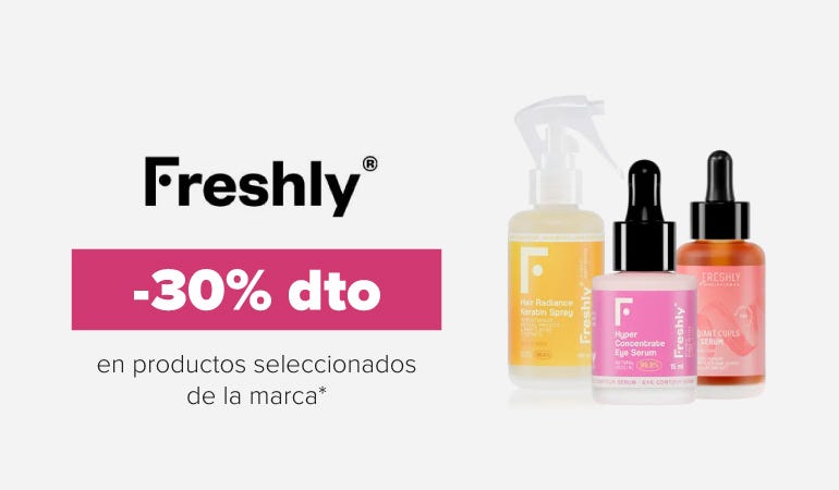 Descuento FRESHLY COSMETICS
