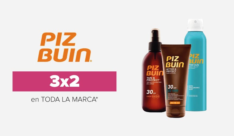 Descuento PIZ BUIN