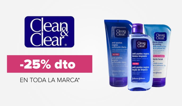 Descuento CLEAN & CLEAR