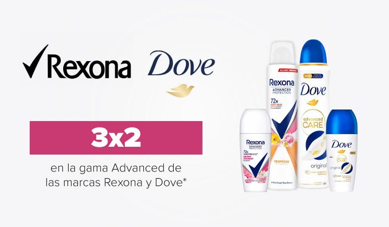 Descuento REXONA & DOVE