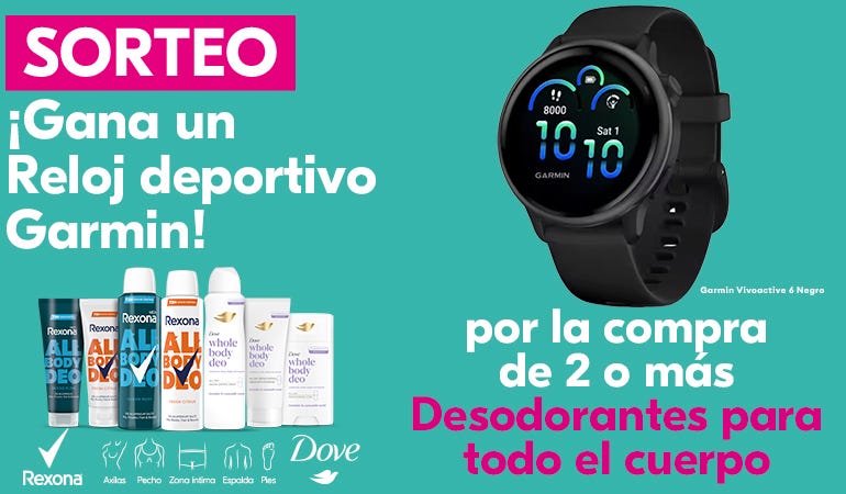 SORTEO POR COMPRA RELOJ GARMIN