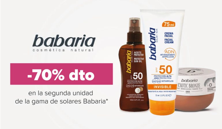 Descuento BABARIA