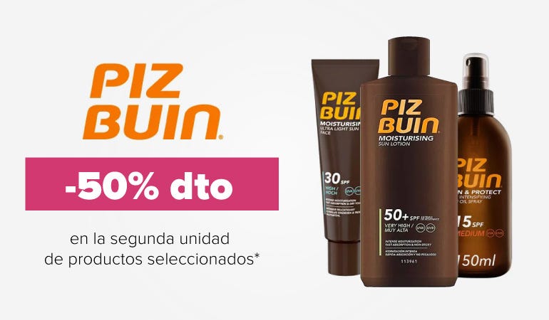 Descuento PIZ BUIN